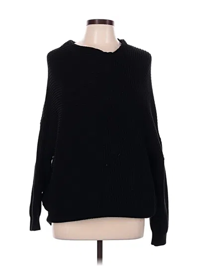 Pre-owned Zara Pullover Sweater In Black