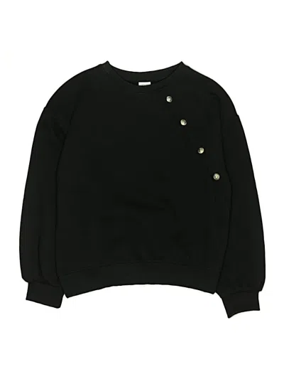 Pre-owned Zara Kids' Pullover Sweater In Black