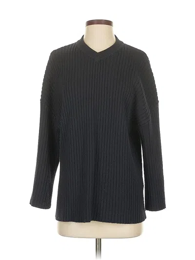 Pre-owned Zara Pullover Sweater In Blue