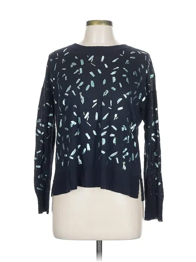 Pre-owned Zara Pullover Sweater In Blue