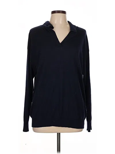 Pre-owned Zara Pullover Sweater In Blue