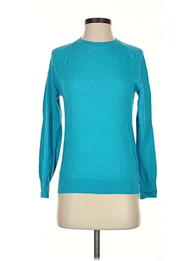 Pre-owned Zara Pullover Sweater In Blue