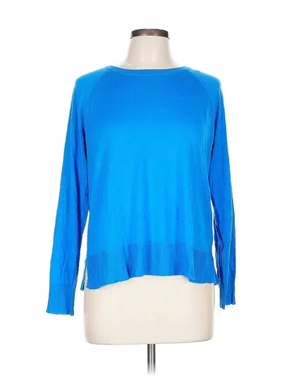 Pre-owned Zara Pullover Sweater In Blue