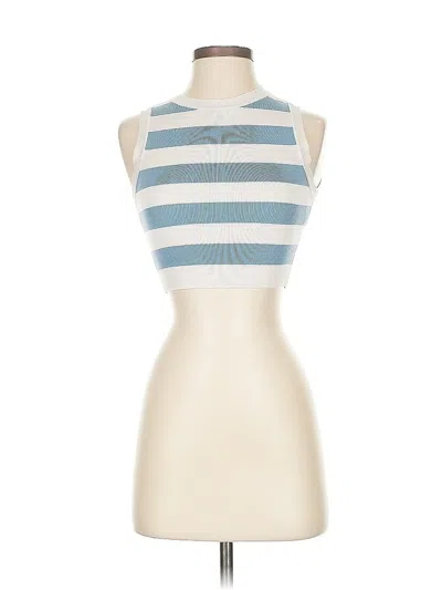 Pre-owned Zara Pullover Sweater In Blue