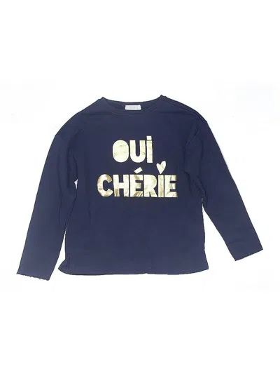 Pre-owned Zara Kids' Pullover Sweater In Blue