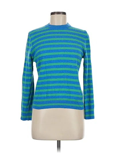 Pre-owned Zara Pullover Sweater In Blue