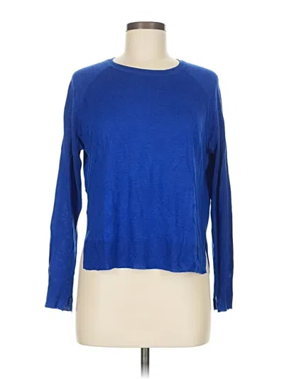 Pre-owned Zara Pullover Sweater In Blue