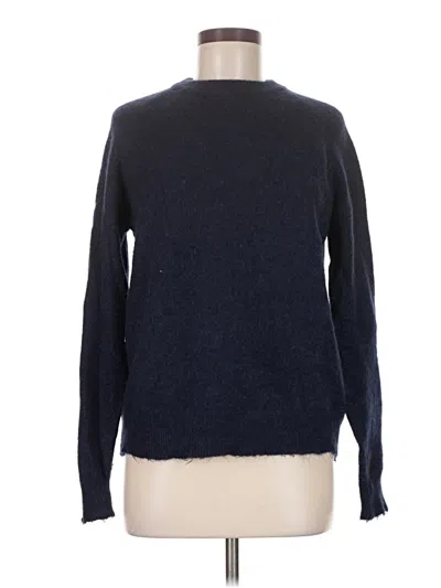 Pre-owned Zara Pullover Sweater In Blue