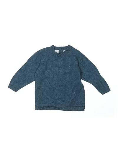 Pre-owned Zara Kids' Pullover Sweater In Blue