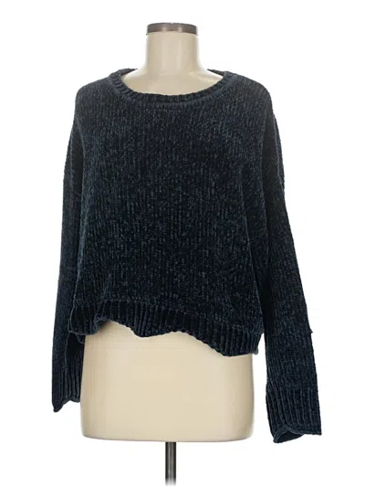 Pre-owned Zara Pullover Sweater In Blue