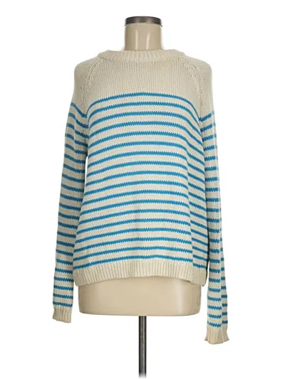 Pre-owned Zara Pullover Sweater In Blue
