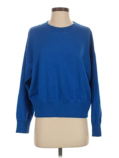 Pre-owned Zara Pullover Sweater In Blue