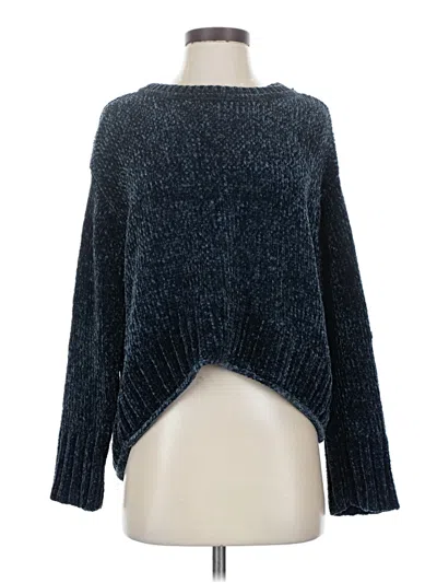 Pre-owned Zara Pullover Sweater In Blue