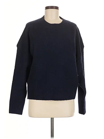Pre-owned Zara Pullover Sweater In Blue