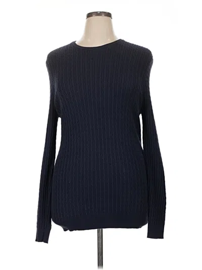 Pre-owned Zara Pullover Sweater In Blue