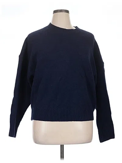 Pre-owned Zara Pullover Sweater In Blue