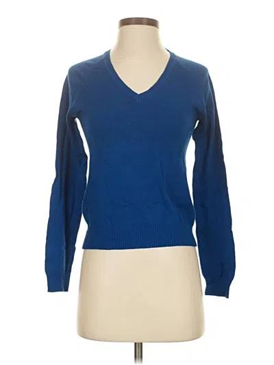 Pre-owned Zara Pullover Sweater In Blue