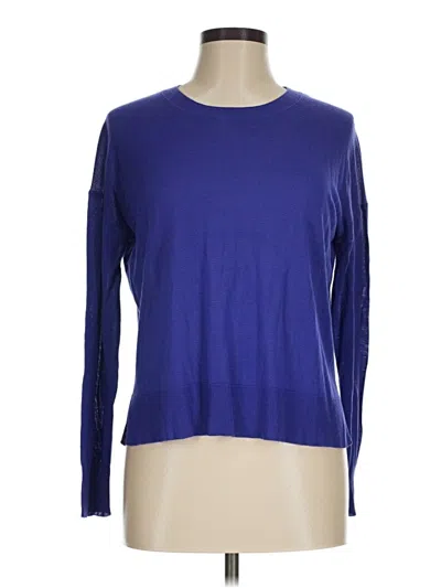 Pre-owned Zara Pullover Sweater In Blue
