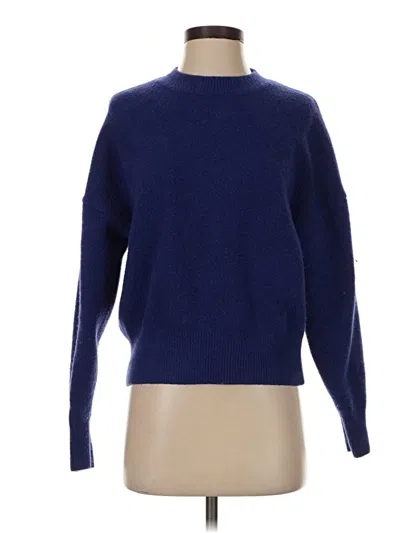 Pre-owned Zara Pullover Sweater In Blue
