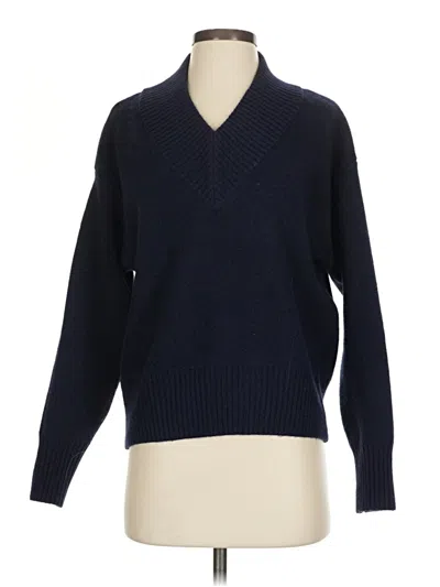 Pre-owned Zara Pullover Sweater In Blue
