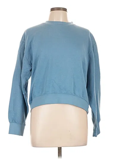 Pre-owned Zara Pullover Sweater In Blue