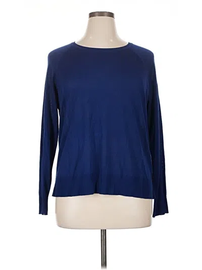 Pre-owned Zara Pullover Sweater In Blue