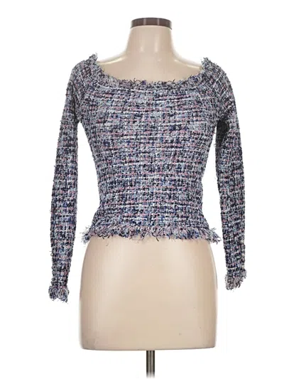 Pre-owned Zara Pullover Sweater In Blue