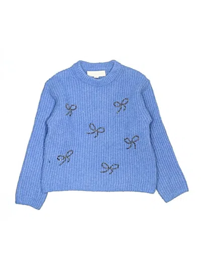 Pre-owned Zara Kids' Pullover Sweater In Blue