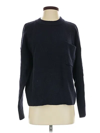 Pre-owned Zara Pullover Sweater In Blue