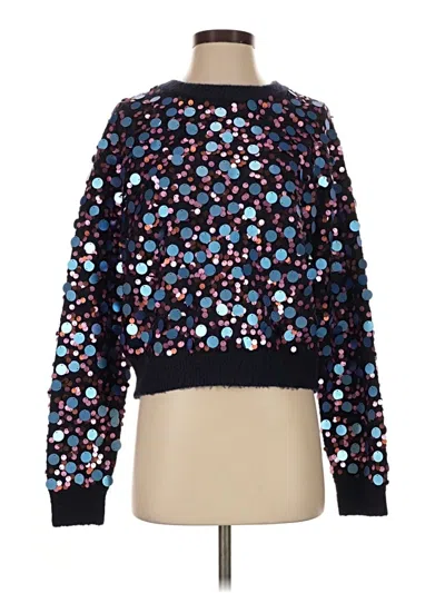 Pre-owned Zara Pullover Sweater In Blue