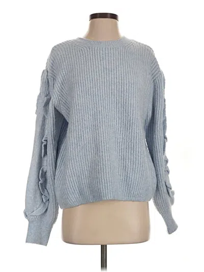 Pre-owned Zara Pullover Sweater In Blue