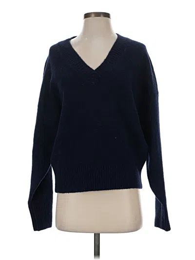 Pre-owned Zara Pullover Sweater In Blue