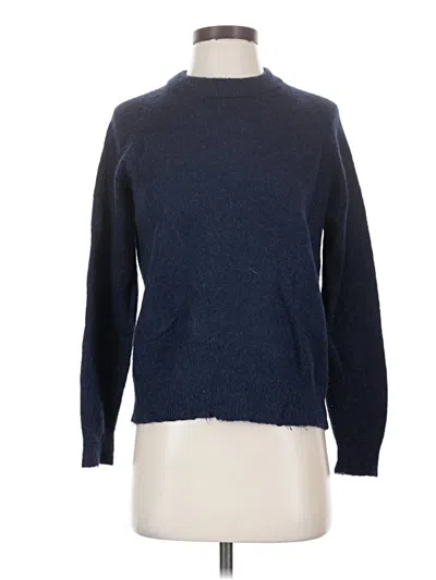 Pre-owned Zara Pullover Sweater In Blue