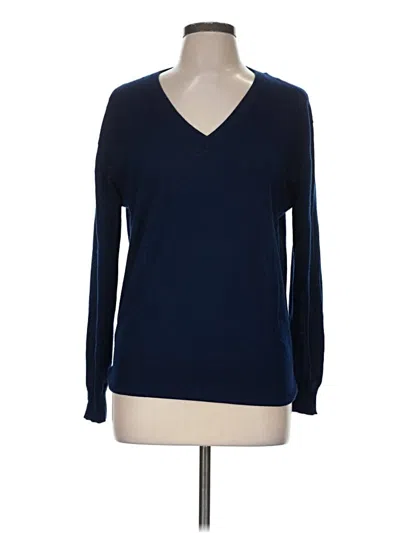 Pre-owned Zara Pullover Sweater In Blue