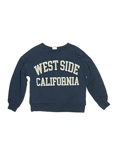 Pre-owned Zara Kids' Pullover Sweater In Blue