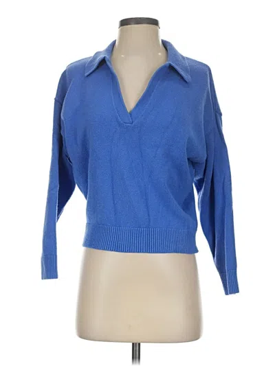 Pre-owned Zara Pullover Sweater In Blue