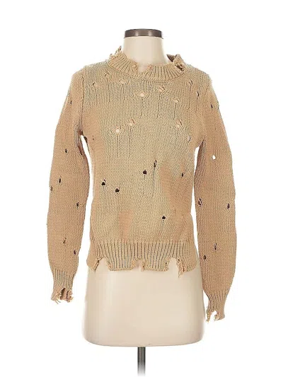 Pre-owned Zara Pullover Sweater In Brown