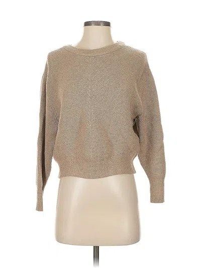 Pre-owned Zara Pullover Sweater In Brown
