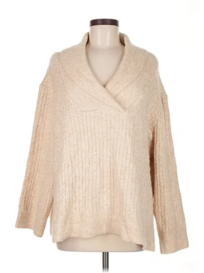 Pre-owned Zara Pullover Sweater In Brown