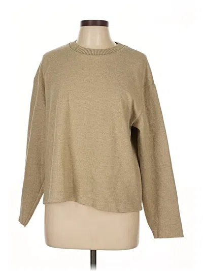 Pre-owned Zara Pullover Sweater In Brown