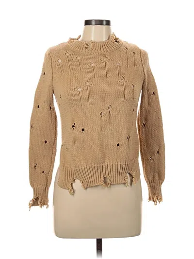 Pre-owned Zara Pullover Sweater In Brown