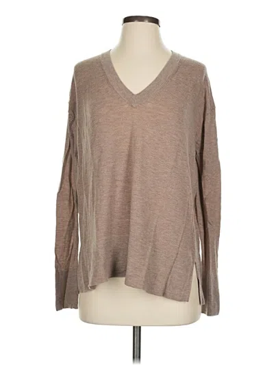 Pre-owned Zara Pullover Sweater In Brown