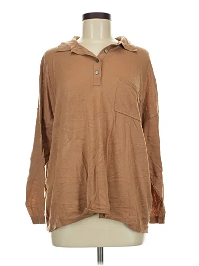 Pre-owned Zara Pullover Sweater In Brown