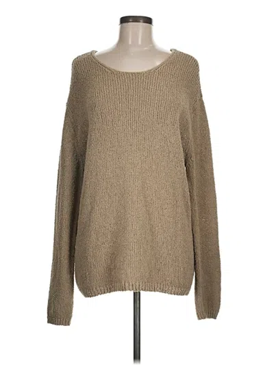 Pre-owned Zara Pullover Sweater In Brown