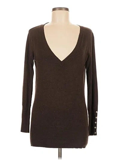 Pre-owned Zara Pullover Sweater In Brown