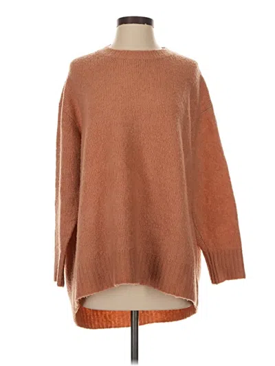 Pre-owned Zara Pullover Sweater In Brown