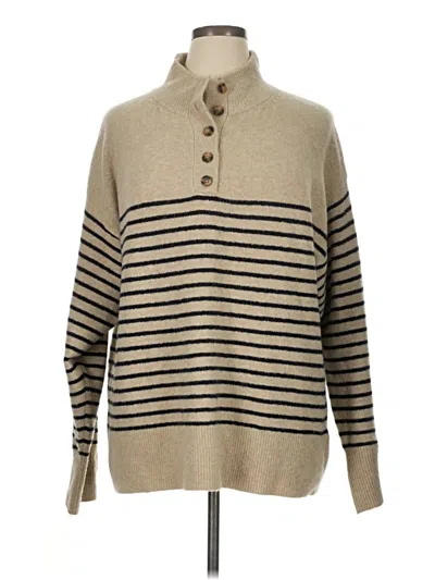 Pre-owned Zara Pullover Sweater In Brown