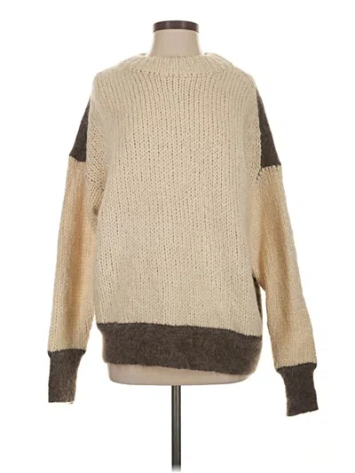 Pre-owned Zara Pullover Sweater In Brown