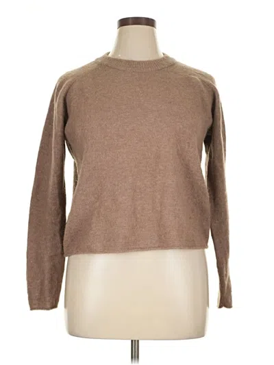 Pre-owned Zara Pullover Sweater In Brown