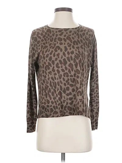Pre-owned Zara Pullover Sweater In Brown